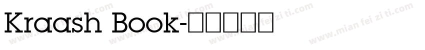 Kraash Book字体转换